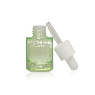 스크린 인쇄 15ml 유리제 혈청 병 화장용 포장 단지