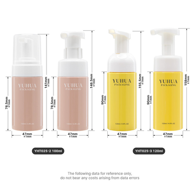 손 세척 액체 얼굴 세척제 비누를 위한 관례 100ml 120ml 플라스틱 주형 펌프 병