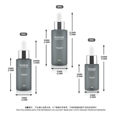 용기 전기 도금물을 패키징하는 Eco 우호적이 40 밀리람베르트 50 밀리람베르트 80 밀리람베르트 플라스틱 로션 병 화장품