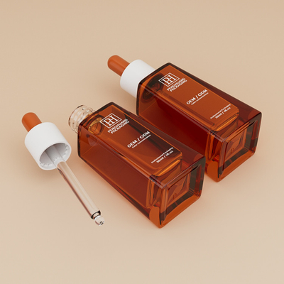 피부 관리 용품용 클래식 트라페소이드 30ml 오일 세럼 드롭퍼 병