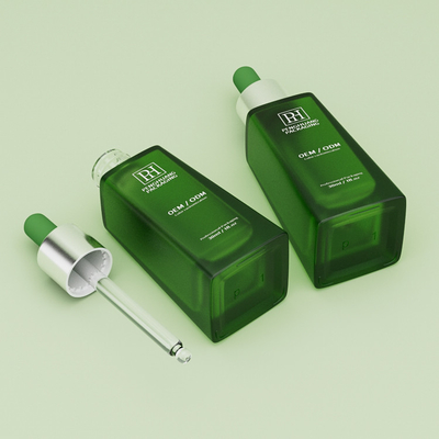 30ml 1온스 녹색 유리 비어 있는 혈청 방울병 EO 살균