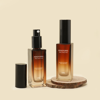 50ml 에센스 오일 세럼 병 피부 관리 포장재 실크 스크린 인쇄