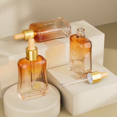 50ml 에센스 오일 세럼 병 피부 관리 포장재 실크 스크린 인쇄