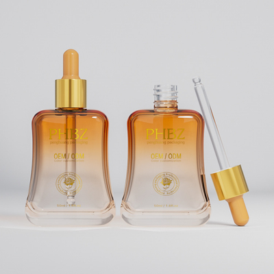 50ml 에센스 오일 세럼 병 피부 관리 포장재 실크 스크린 인쇄