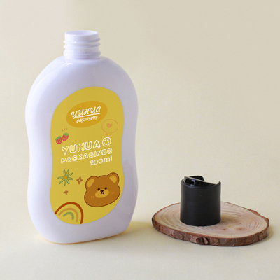200ml 맞춤 컬러 플라스틱 비어있는 샴푸 및 컨디셔너 병