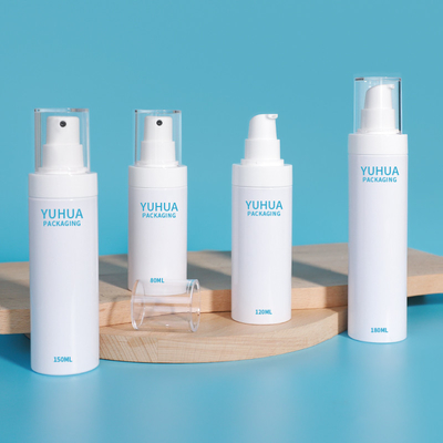 사용자 지정 로고 120ml 150ml 180ml 흰색 플라스틱 스프레이 펌프 병