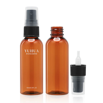 조절 가능한 노즐 플라스틱 스프레이 병 사용자 정의 가능한 실크 스크린 인쇄 다양한 용량 60ml-200ml