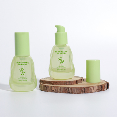 사용자 지정 로고 1oz 30ml 피부 관리 세럼 로션 및 기초를위한 포장 용기