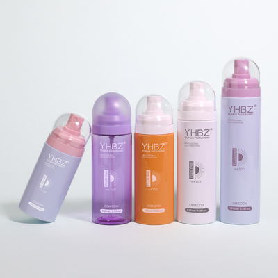 사용자 지정 로고 맑은 플라스틱 스프레이 병 80ml 100ml 120ml 화장품 얇은 안개 스프레이 병