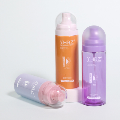 재활용 수분화 세팅 얇은 안개 스프레이 병 80ml 100ml 120ml 150ml 화장품 스프레이 병