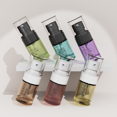 로션 펌프 15ml 미니 실린더 유리 기초 병
