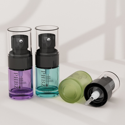 사용자 정의 가능한 화장품용 15ml Frosted Glass Foundation 병