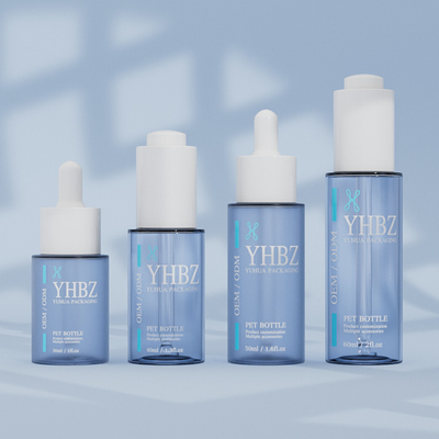 30ml 40ml 50ml 60ml 애완 동물용 플라스틱 세럼 방울 병 피부 관리 포장