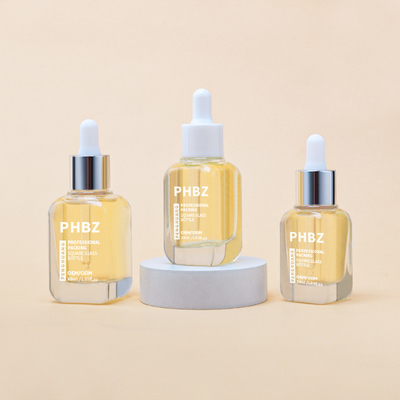 맞춤형 10ml 20ml 30ml 40ml 정사각형 유리 혈청 방울병 파이펫
