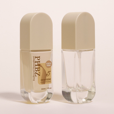 로션 펌프와 함께 30ml 유리 액체 기초 병