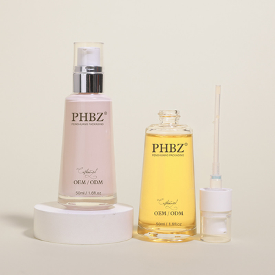화장품 포장 용기 50ml 펌프 캡과 함께 빈 액체 기초 병