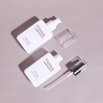 도매 선명한 플라스틱 로션 병 150ml 평면 샴푸 및 컨디셔너 병