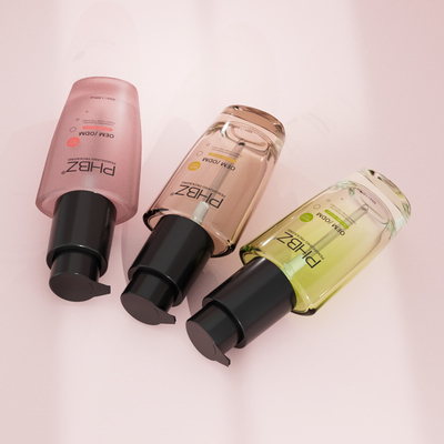 혈청 로션 펌프 병 50ml 유리 액체 기초 펌프와 병