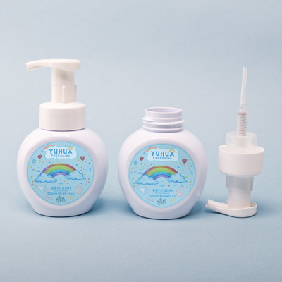 라운드 로션 샴푸 병 얼굴 청소용 플라스틱 폼 병 300ml