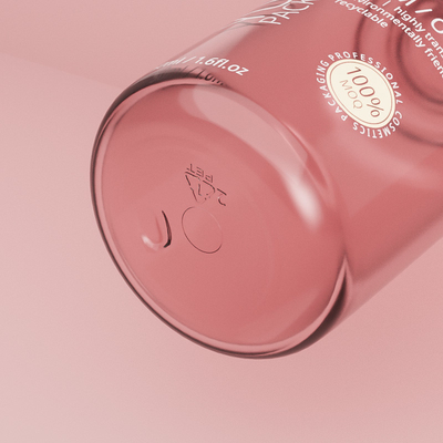 도매 오일 정액 병 가락 50ML 플라스틱 에센셜 오일 병