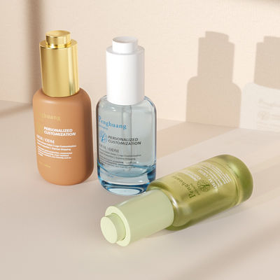 맞춤형 유리 혈청 방울병 30ml 녹색 히어 오일 프레스 방울병과 유리 병