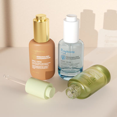 맞춤형 유리 혈청 방울병 30ml 녹색 히어 오일 프레스 방울병과 유리 병