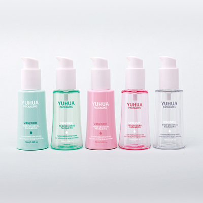 플라스틱 페이셜 바디 로션 펌프 보틀 50ml 원뿔형 오일 세럼 보틀, 효과적인 스킨케어 솔루션