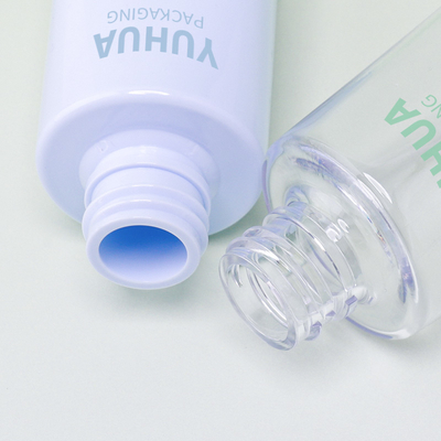에센셜 오일 및 스킨케어를 위한 로고 인쇄 50ml PET 세럼 드로퍼 병