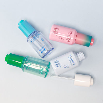 고객 요구 사항에 따라 로고와 함께 둥근 오일 세럼 병