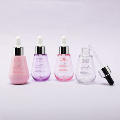 50ml Capacity Serum Dropper Bottles Silk Screen Printing and Hot Stamping