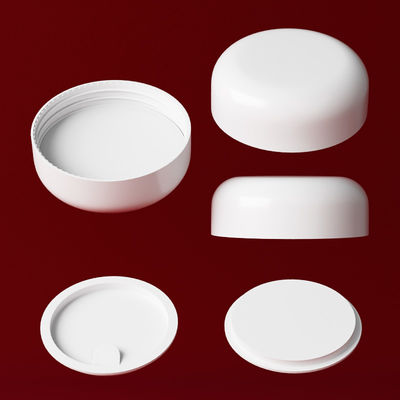 화이트/투명/맞춤형 유리 크림 용기, 럭셔리 스킨케어 라인에 완벽