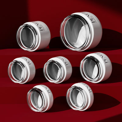 화이트/투명/맞춤형 유리 크림 용기, 럭셔리 스킨케어 라인에 완벽