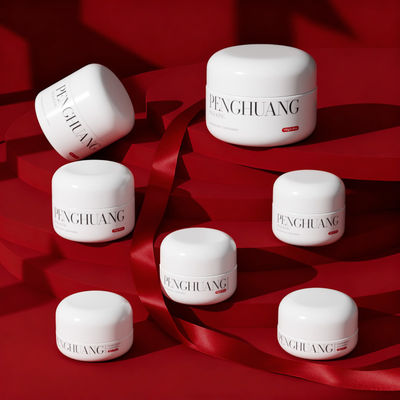 화이트/투명/맞춤형 유리 크림 용기, 럭셔리 스킨케어 라인에 완벽