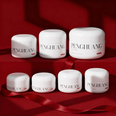 화이트/투명/맞춤형 유리 크림 용기, 럭셔리 스킨케어 라인에 완벽