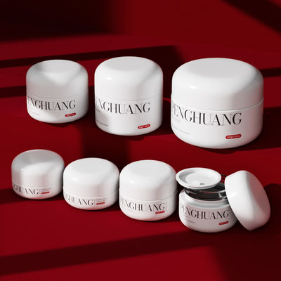 립밤용 맞춤형 크림 유리병 (흰색/투명/맞춤형, 맞춤형 로고 및 맞춤형 색상/인쇄 포함)