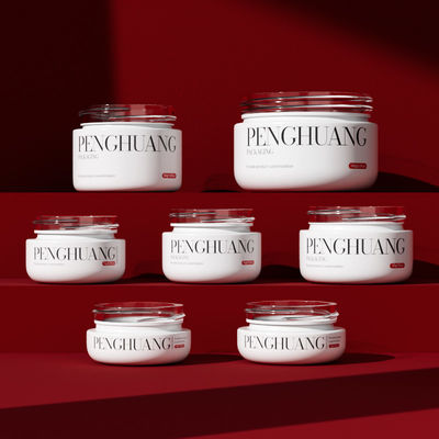 립밤용 맞춤형 크림 유리병 (흰색/투명/맞춤형, 맞춤형 로고 및 맞춤형 색상/인쇄 포함)