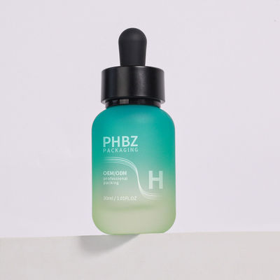 고객 요구 사항에 따라 혈청 분비병 병 30ml 유리 둥근 매트 분비병 뚜?? 종류 내구성 및 패키지 옵션