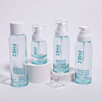 ODM OEM 수용 둥근 고급 화장품 포장 병 고급 크림 세럼 및 다른 아름다움 필수품에 적합