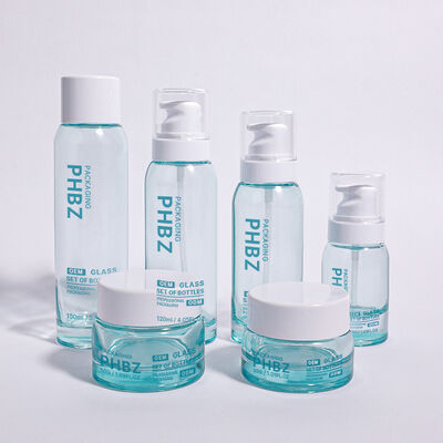 ODM OEM 수용 둥근 고급 화장품 포장 병 고급 크림 세럼 및 다른 아름다움 필수품에 적합