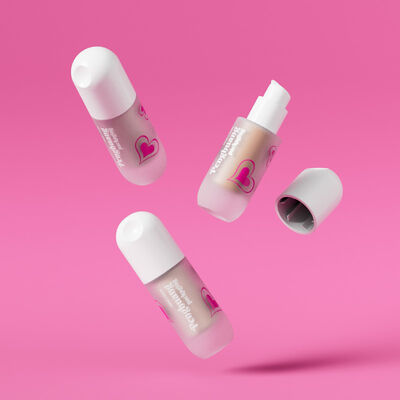 펌프 캡 액체 파운데이션 병 30ml 맞춤형 로고 전문 화장품 포장 액체 메이크업 제품용