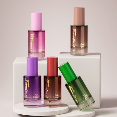 다양한 스킨케어 제형을 위한 다재다능함과 프레젠테이션을 제공하는 원형 유리 스킨케어 포장 솔루션