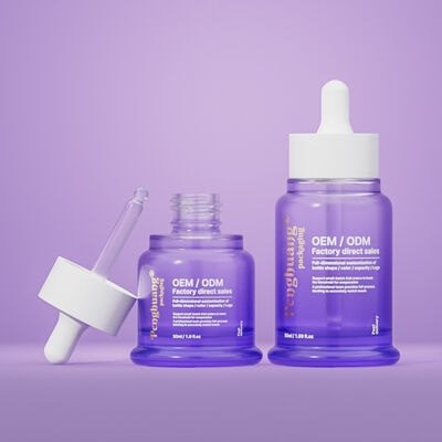 세럼 오일 유리 드로퍼 병 무료 샘플 제공 가능 에센셜 오일, 세럼 및 화장품 액체용 포장 솔루션
