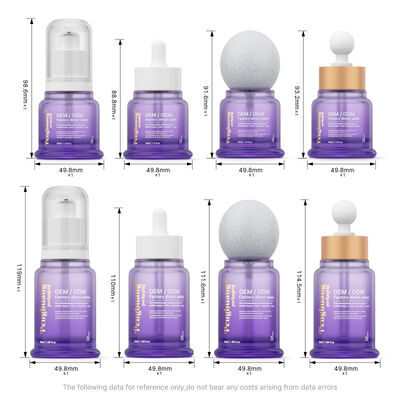 세럼 오일 유리 드로퍼 병 무료 샘플 제공 가능 에센셜 오일, 세럼 및 화장품 액체용 포장 솔루션
