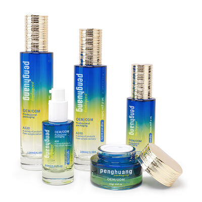 코팅 화장품 포장 세트 주문형 둥근 포장 솔루션