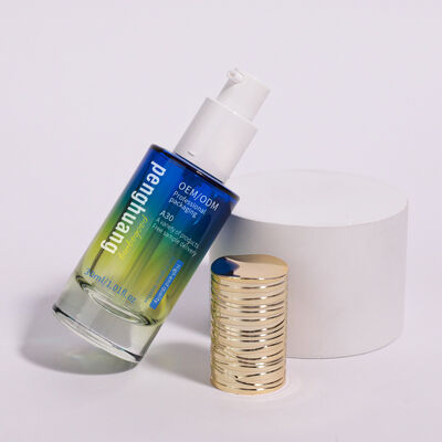 코팅 화장품 포장 세트 주문형 둥근 포장 솔루션