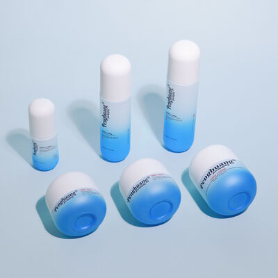 맞춤형 로고 및 색상 개인화가 가능한 실크 스크린 인쇄 표면 처리 유리 화장품 포장 세트