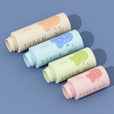 Plastic Packaging foam Bottles Suitable for Cosmetic Products Featuring Screw Cap Design and Silk Screen Printing Compatibility