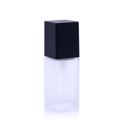 까만 덮개 모자로 증명되는 30ml 빈 액체 기초 병 FDA