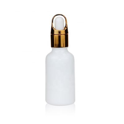 고품질 화장용 백색 도자기 점적기 병 30ml 유리제 점적기 병