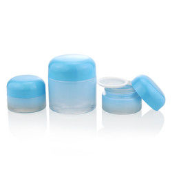 제조자 주문 크림 포장 유리제 30ml 화장용을 위한 자주색 크림 유리제 단지